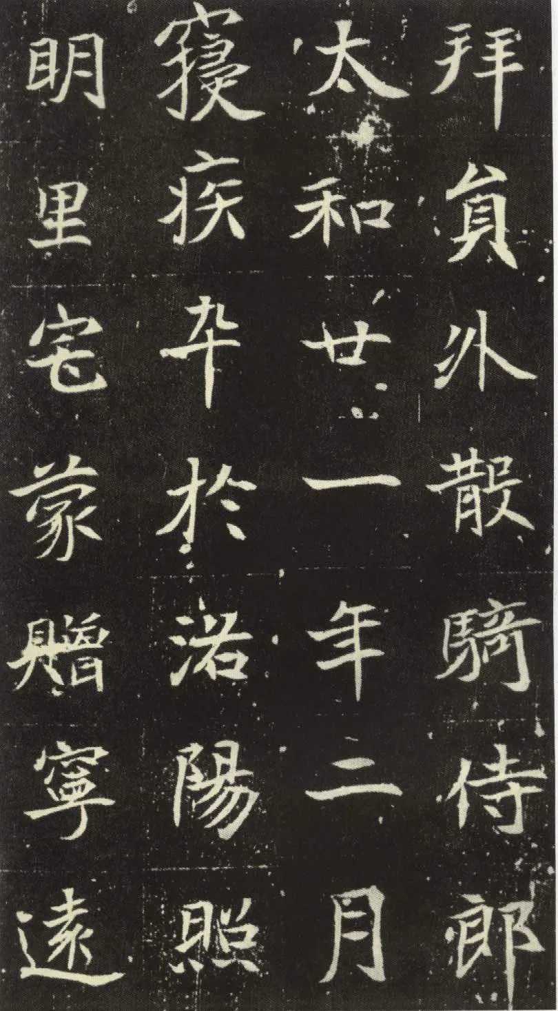 北魏元倪墓志前秦北朝碑刻碑拓,摘自前秦北朝元倪墓志(全本)