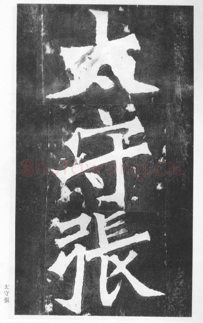 张猛龙碑前秦北朝碑刻碑拓,摘自前秦北朝张猛龙碑(全本)