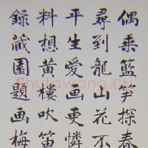近现代 赵元任 楷书《五四运动人物书法》