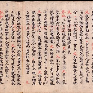 敦煌书法《食疗本草》