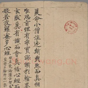 敦煌书法《般若波罗蜜多心经》
