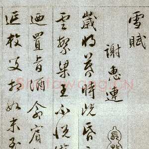 明代文彭《草书雪赋册页》13.5×20.5cm，共11页，文不全，辽宁省博物馆藏