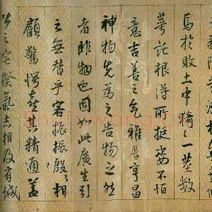 明代王铎《枯兰复花图卷》清顺治七年(己丑1649年)全卷32.6X1035.5cm 苏州博物馆藏