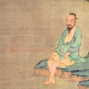 清代 杨宾 行书《行书许瑶题怀素上人草书诗轴》