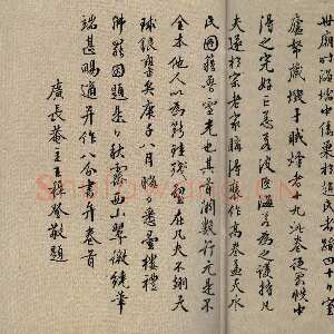 明代王穉登《跋鲜于枢行书韩愈送李愿归盘谷序卷》纵48.6厘米 上海博物馆藏