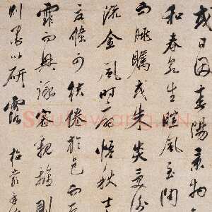 清代梁同书《行书轴 》167×87cm 江苏文海拍卖