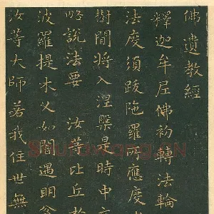小楷佛遗教经
