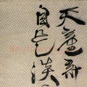 明代徐渭《行草天产奇葩七言诗轴》纸本188.9×46.8cm 台北故宫博物院藏