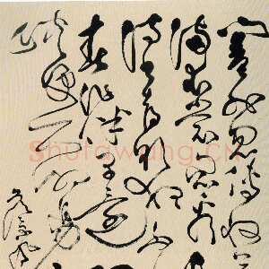 明代詹景凤《草书杜甫诗轴》纸本草书 165.2×82.3cm 吉林省博物馆藏