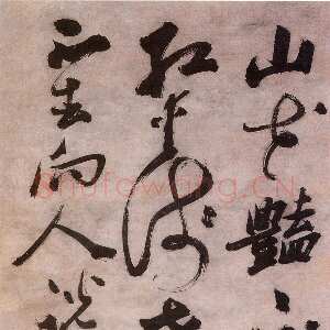 明代陈献章《七绝赛兰香诗轴》151.7×61.4cm 苏州博物馆藏