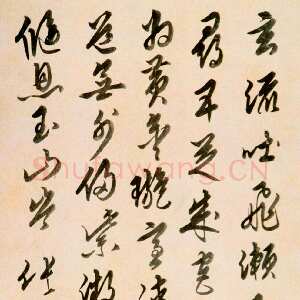 明代张凤翼 行书 《五言诗》
