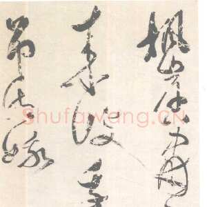 明代邝露《草书贾至七绝诗轴》纸本草书 172×45cm 北京故宫博物院藏