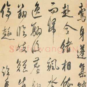 清代张照《临董其昌轴》纸本行草书 123×53cm 重庆市博物馆藏