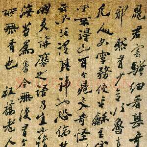 清代郑燮(郑板桥)《行书诗轴》纸本行书 185×107cm 广州美术馆藏
