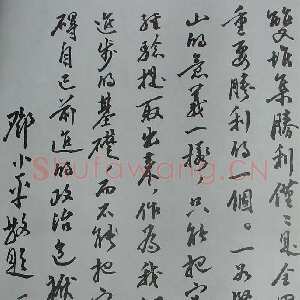 近现代邓小平为双堆集大捷题词1949年