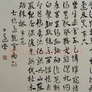 近现代高二适《临急就章》33×50cm
